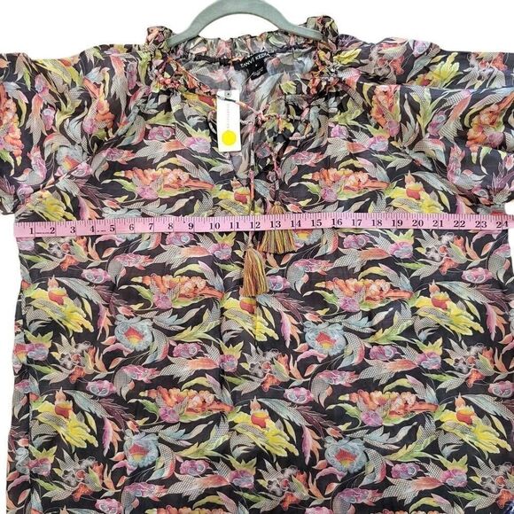 Tanvi Kedia Rashida Peasant Blouse sz sm - Picture 4 of 13